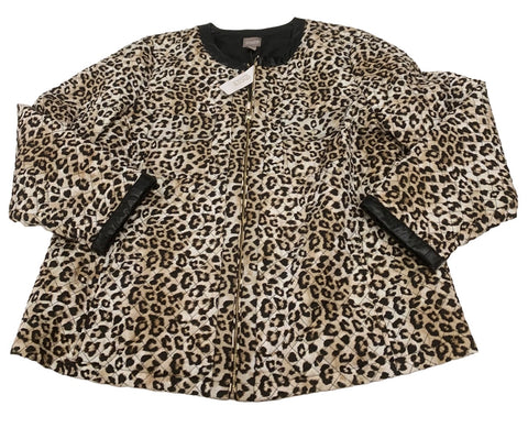 Chicos NWT Cheetah Patterned Jacket