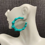 Colored Bamboo Hoops