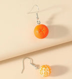 Orange Statement Earrings