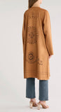 Faux Suede Duster Jacket