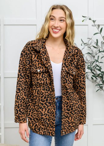 Cheetah Patterned Shacket