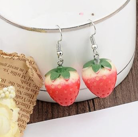 Strawberry Statement Earrings