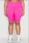 Hot Pink Biker Shorts
