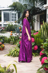 Fuchsia Sequin Caftan Kaftan Dress