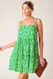 A WORLD FULL OF WONDER WOVEN MINI DRESS