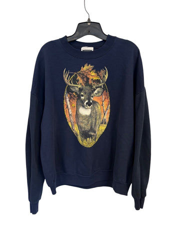 Vintage Deer Graphic Sweatshirt