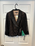 Vintage Lace Wrap Blouse