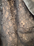 Vintage Lace Wrap Blouse