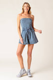 A BAR SONG DENIM ROMPER