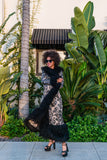 Penny Deluxe Charnelle Sequin Faux Fur Coat
