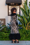 Penny Deluxe Charnelle Sequin Faux Fur Coat