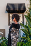 Penny Deluxe Charnelle Sequin Faux Fur Coat