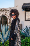 Penny Deluxe Charnelle Sequin Faux Fur Coat