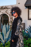 Penny Deluxe Charnelle Sequin Faux Fur Coat