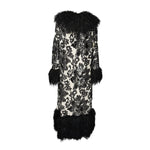 Penny Deluxe Charnelle Sequin Faux Fur Coat
