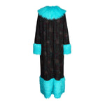Penny Deluxe Toxique Embroidered Faux Fur Jacket