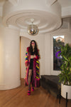 Penny Deluxe Rainbow Road Faux Fur Jacket