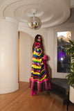 Penny Deluxe Rainbow Road Faux Fur Jacket