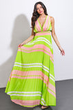 A QUICK TRIP WOVEN MAXI DRESS