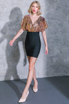 ALWAYS ENDEARING COMBINATION MINI DRESS