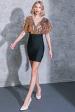 ALWAYS ENDEARING COMBINATION MINI DRESS