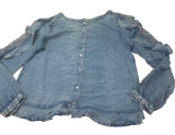 Denim Baby Doll Blouse