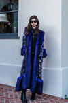 Penny Deluxe Nymeria Plum Faux Fur Coat