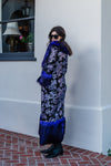 Penny Deluxe Nymeria Plum Faux Fur Coat