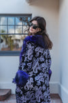 Penny Deluxe Nymeria Plum Faux Fur Coat