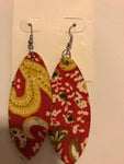 Paisley Print Earrings