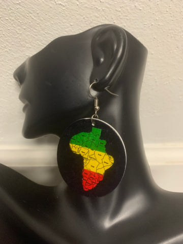 Africa Graphic Earrings