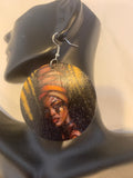 Afrocentric Head Wrap Earrings