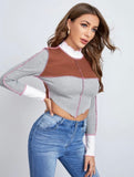 Patchwork Cropped Top