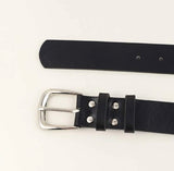 Black Vegan Leather Belt