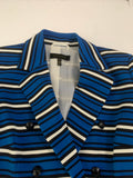 Preowned Striped Escada Blazer