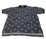 Vintage Patterned Polo Top