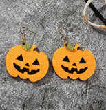 Cute Pumpkin Halloween Earrings