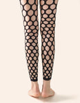 Cut Out Polka Dot Tights