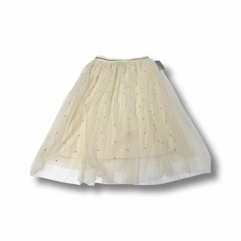 Gold Beaded A-Line Skirt