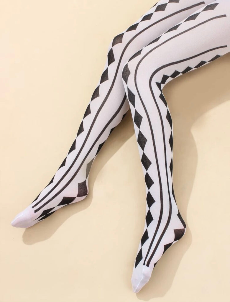 Cute Patterned Tights – Diva On Fleek Boutique