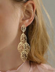 Delicate Leaf Earrings