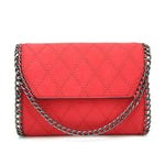 Chainlink Detail Crossbody Bag