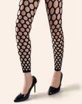 Cut Out Polka Dot Tights