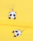 Panda Bear Statement Earrings