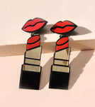 Lipstick Earrings