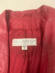 Vintage Red Leather Jacket