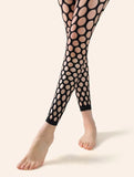 Cut Out Polka Dot Tights