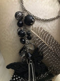 Feather Necklace Set