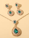 Green Gemstond Necklace set