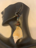 Handmade Conch Shell Earrings